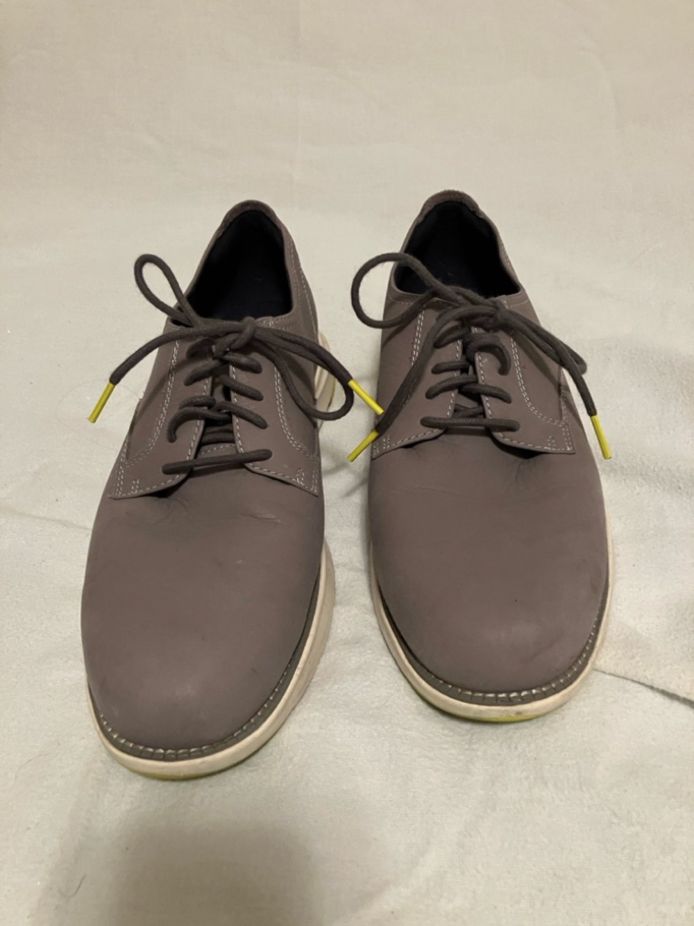 Cole Haan Men’s Lace-Up Oxfords in Grey Size 9.5